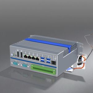 Wall-mount 12th Gen Intel Core I7 1255u Industrial Embedded Box Pc Support CAN