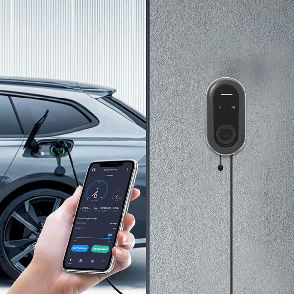 GBT GB/T EV Wallbox RFID 22 11 7 KW AC Charger for VW Tiguan Grid Frequency 50Hz