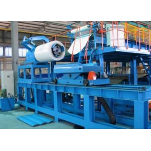 Rock Wool Sandwich Wall Panel Roll Forming Production Line / Machine