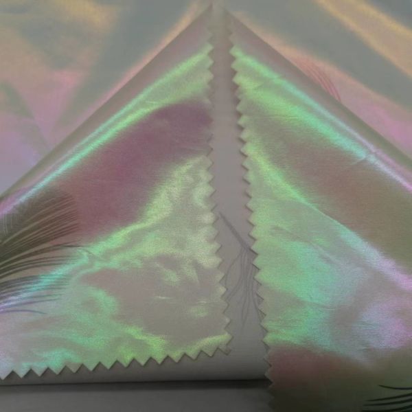 Quality Polyester Taffeta Foiled Printed Microfiber Fabric 50DX50D Waterproof Breathable wholesale