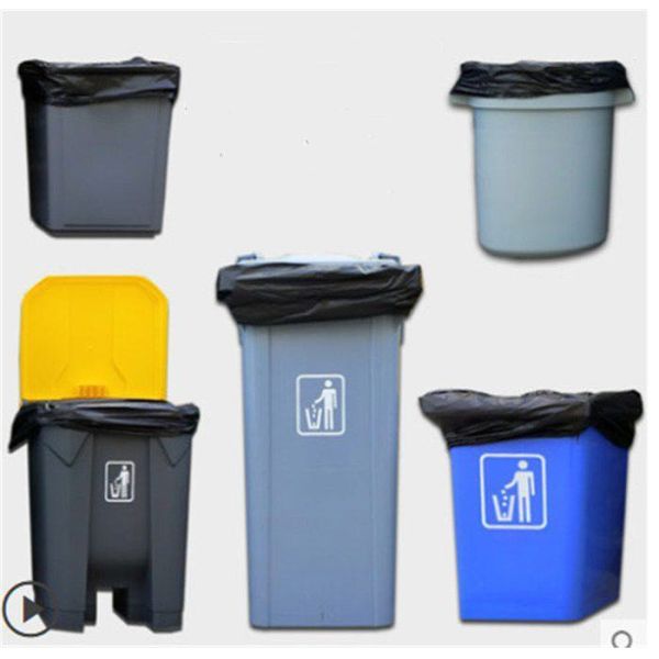 Quality Black Biodegradable Garbage Bags / Biodegradable Dustbin Bags OEM Acceptable wholesale