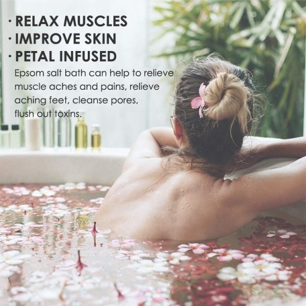 Lavender Spa Relaxing Bath Salts Dead Sea Mineral Bath Salts