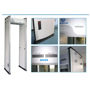 100 Sensitivity IP67 6 Zones 8KHZ Door Frame Metal Detector