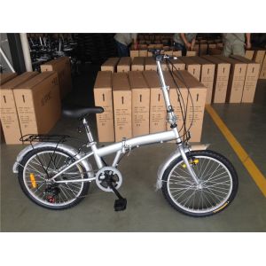 Folding Bicycle 20 Inch 7 Gear 6 Speed Hi Ten Steel Frame Aluminum Alloy Shimano
