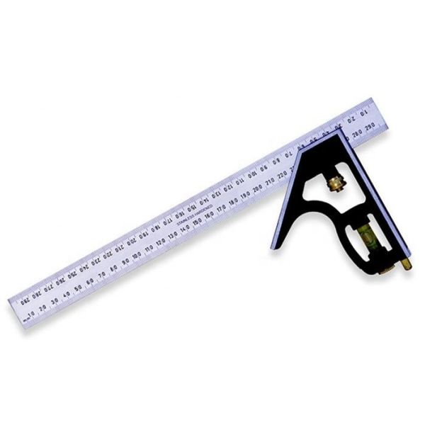 12 Inch Multifunctional Adjustable Level Bubble 300mm Ruler Casting Aluminium