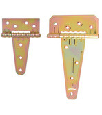 Quality Plastic Painting 4 Inch T Type Lace Silent Iron Door Hinges wholesale