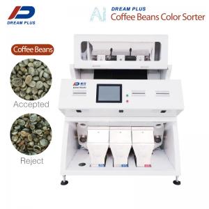 China CCD RGB Camera Coffee Bean Sorting Machine 3 Chutes 192 Channels High Accuracy on sale