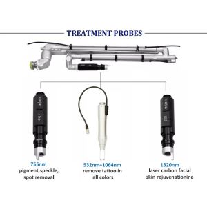 Double Lamp Picosecond Laser Machine Double Rods Long Pulse Nd Yag 1064nm 532nm