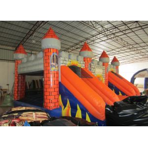Classic inflatable castle jump house colourful inflatable bouncy double slide