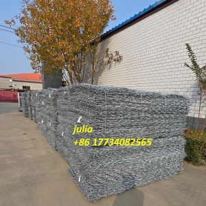 Hot-Dipped Galvanized High Strength And Durability Gabion BasketWire Mesh For