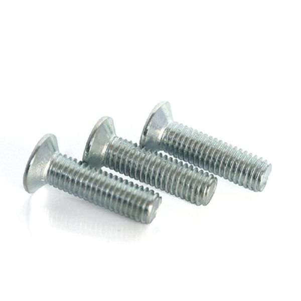 Countersunk Flat Head Screw With Zinc Plating For Easy And Convenient Applicatio