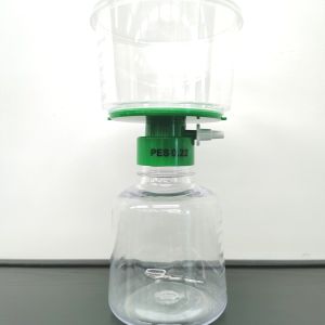 Disposable Sterile Vacuum Filter System, 500mL/500mL with PES 0.22μm/Filter Cup