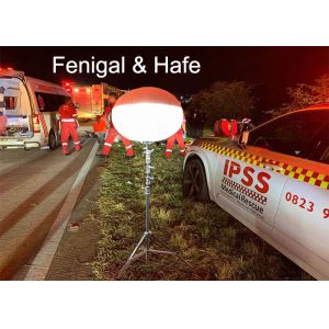 400w Portable Waterproof Balloon Lights For Night Rescue In Emergency Occassion