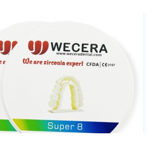 Cheap 6.0g/cm3 Sintering Density Zirconia Dental Ceramics for Roland/VHF/Imes-icore Compatible Machines for sale