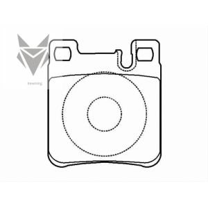 China Auto Brake Pads MERCEDES BENZ CLK Convertible E-Class Estate S-class 0024204620 on sale