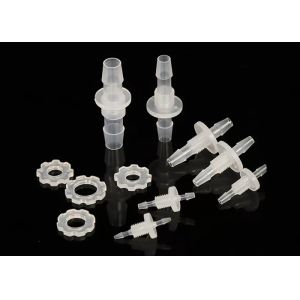 Equal Barbed Plastic Hose Bulkhead Connector For Liquid