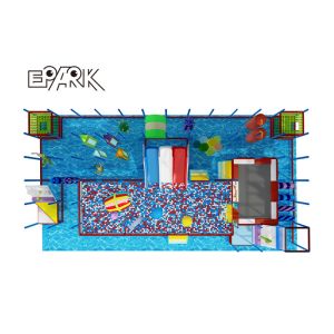 Anti UV PVC Naughty Castle Indoor Soft Play Equipment For 3-14 Years Old