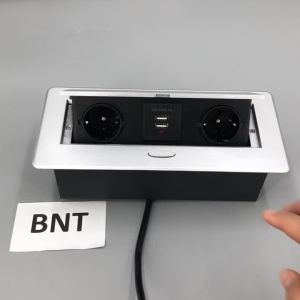 BNT furniture office electric tabletop power outlet switch socket