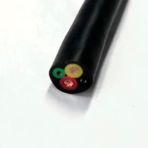 Corning Hybrid Fiber Optic Cable Waterproof With Bare Copper Conductor