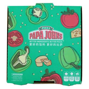 Environmental Pizza Box Style Packaging , Paper Box Packaging For Food
