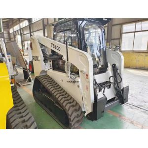 China Tracked Skid Steer Loader TS100 Rated Load 1000kg with 74.9kw Engine