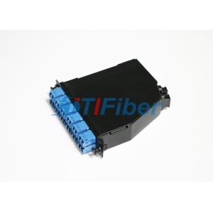 Singlemode MPO Fiber Optic Cassette With LC Duplex Optical Fiber Adapter