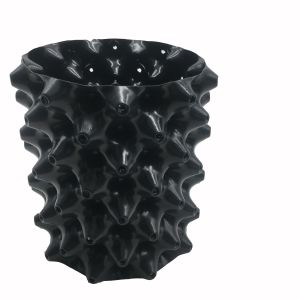 Aeration root pot mall holes in the form of cones throughout the sides of the