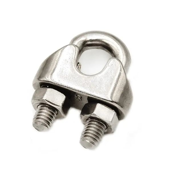 Quality Stainless Steel Wire Rope Clip DIN741 Fasteners for Rigging Hardware Applications wholesale