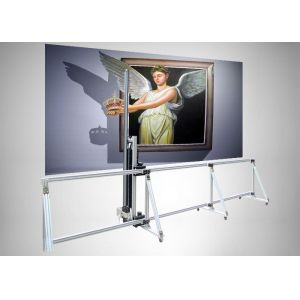 High precision 3D Wall Inkjet Printer / Wall Printing Machine Wired Control