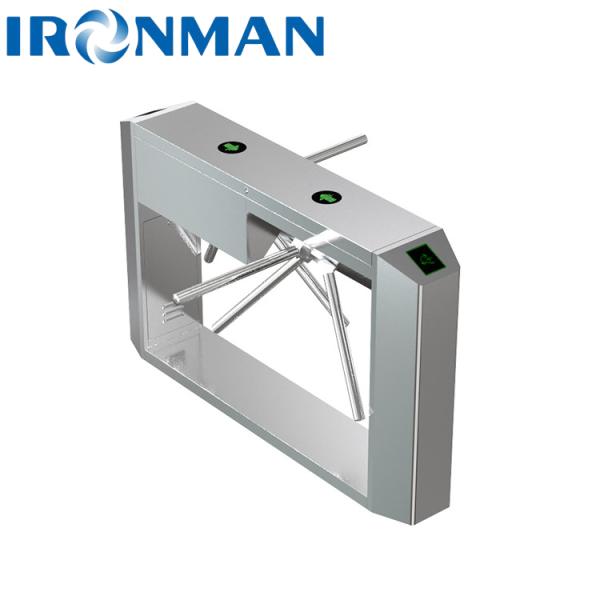 Dual Core Tripod Turnstile RFID Face Recognition 304 Stainless Steel Turnstile