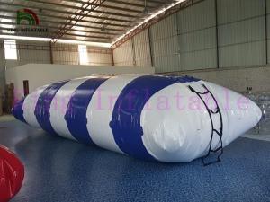 China SGS Blue PVC Blow Up Water Park Jumping Flip Water Toy, Inflatable Water Blob on sale