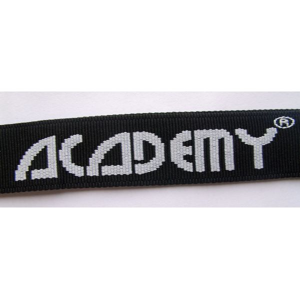 Custom Recycled Lanyards , White Logo Event Staff Lanyards Printing