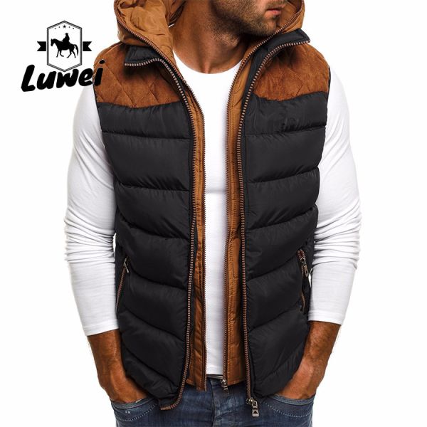 High Quality Men's Fashionable Sleeveless Utility Padded Lightweight Warmer Plus