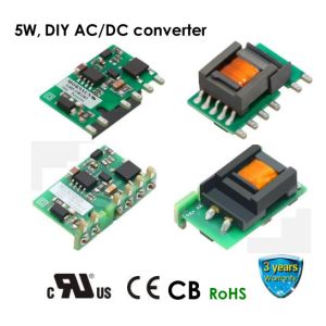 High Efficiency 5W AC DC Converter EN62368 Multi Application Flexible Layout