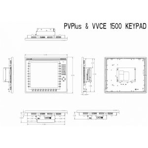 Allen Bradley PanelView Plus 7 Standard 2711P-T15C21D8S HMI touch screen New