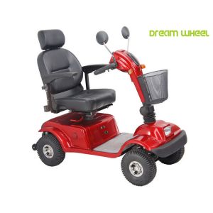 Four Wheel Motorised Mobility Scooter 600W 105kg Polyurethane Adjustable Seat