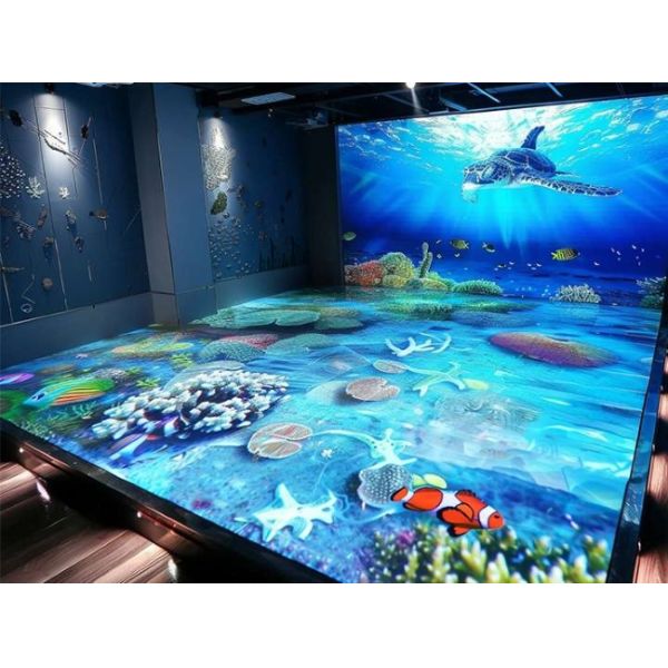 P1.95 Dance Floor LED Display Interactive For Indoor Stage With High Refresh Rate