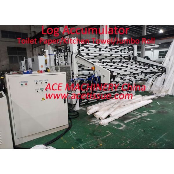 High Speed Fully Automatic Log Accumulator For Bathroom Tissue Roll 150mm