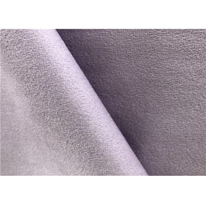 Stretchy Microsuede Polyester Fabric For Upholstery Lady Garments