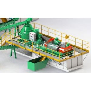 Water Based Management Drilling Mud System With 2 Screw Pumps 9000*2200*1300mm