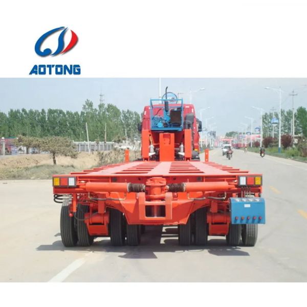 Quality Semi-Trailer Hydraulic Axis Steerable Cast Semi Trailer for Multi Axles Bridge Girder Transport wholesale