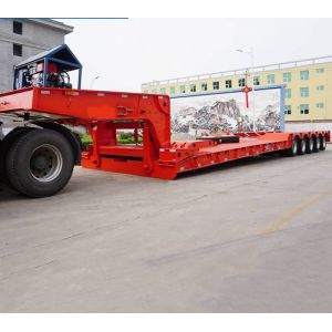 Gooseneck Lowbed Trailer | Strong Structure & Easy Loading