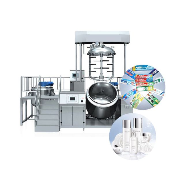 Quality Automatic Toothpaste Cream Shampoo Detergent Vacuum Ultrasonic Emulsifier Machine wholesale