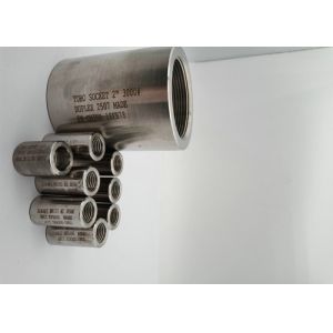 Socket Coupling Forged Steel Pipe Fittings UNS N04400 Alkaline Salt Resistance