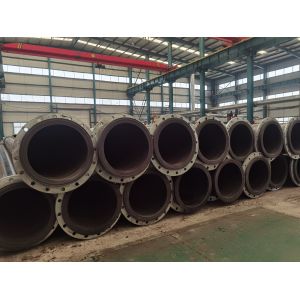 Smooth Surface UHMWPE Pipe Extruding Production With Bolts And Nuts Included