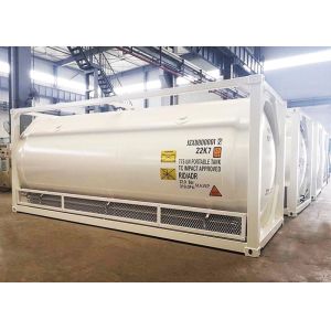 LNG Cryogenic ISO Tank T75 40 Ft Tank Container For Oxygen Nitrogen Hydrogen