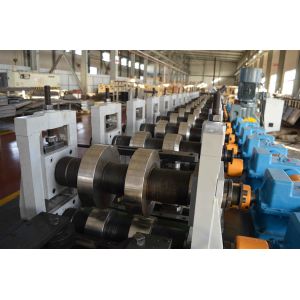 Open Section Steel 15kw Square Tube Roll Forming Machine 20-60m/Min