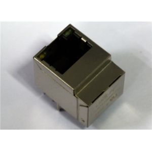 HFJV1-E1G41-L12RL Vertical RJ45 Jack 1000Base-T Magnetic Shielded LEDs