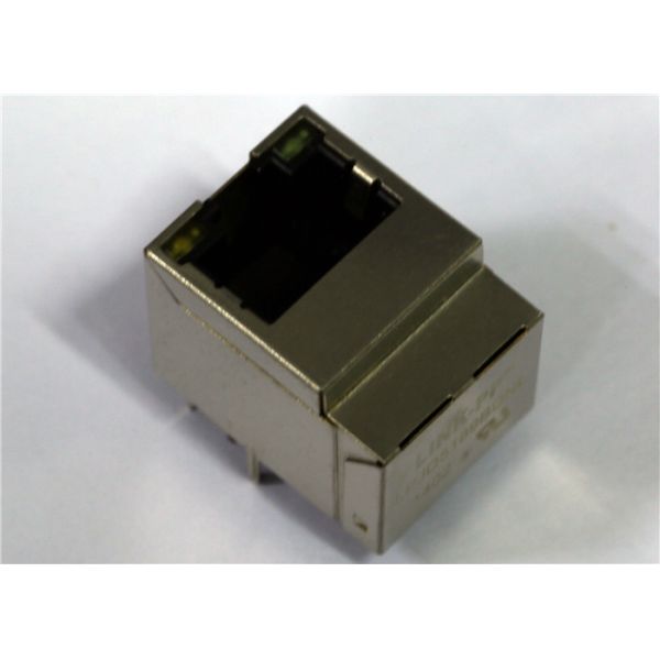 Quality HFJV1-E1G41-L12RL Vertical RJ45 Jack 1000Base-T Magnetic Shielded LEDs wholesale