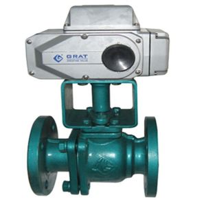 AC220V 6.4MPa 316L SS Flange Ball Valve With Power Off Automatic Reset Function